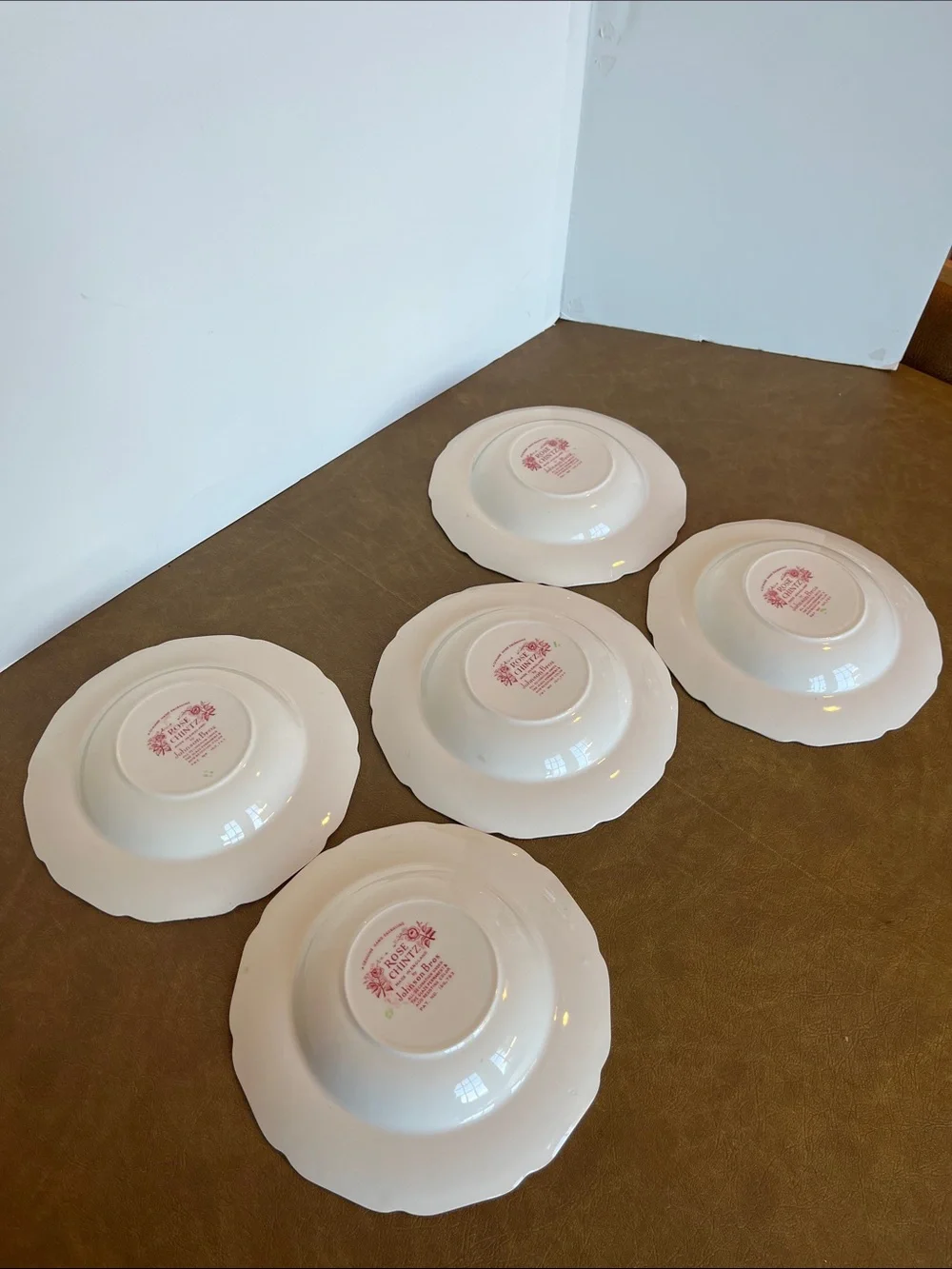 Johnson Brothers Rose Chintz Made in England Set of Five Bowls